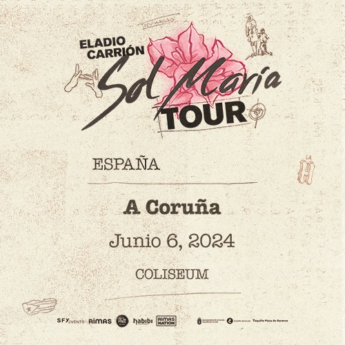 Eladio Carrión actuará en A Coruña el 6 de junio